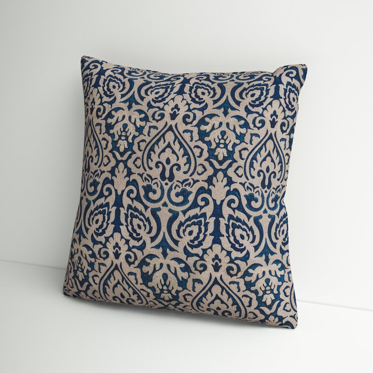 Navy and hotsell cream throw pillows